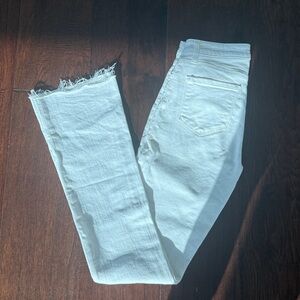 L'AGENCE Crisp White Denim Flare